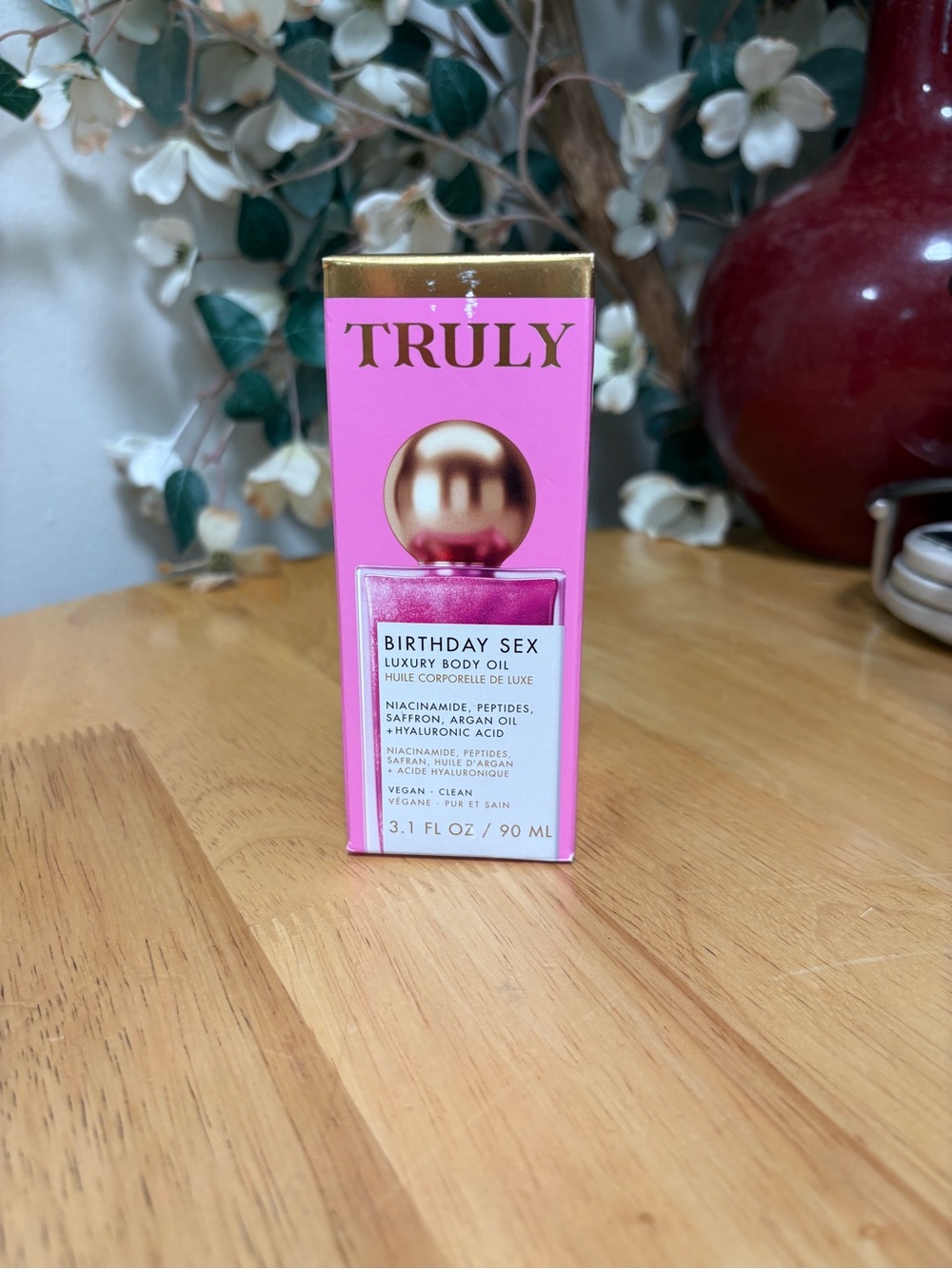 Truly ~ Birthday Sex, Luxury Body Oil, Full Sz 3.1oz/90ml, BNIB, AUTHENTIC, New